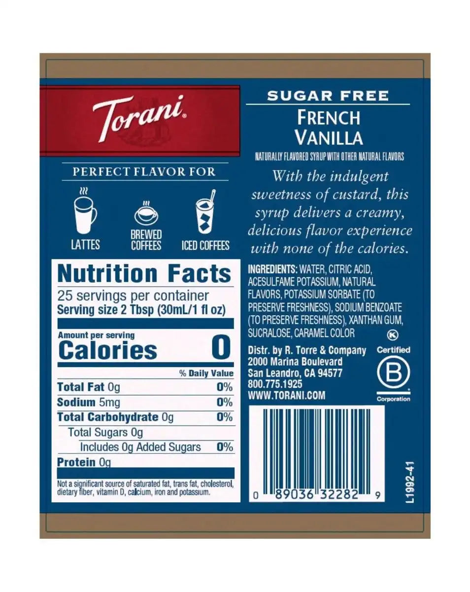 Sugar Free French Vanilla
