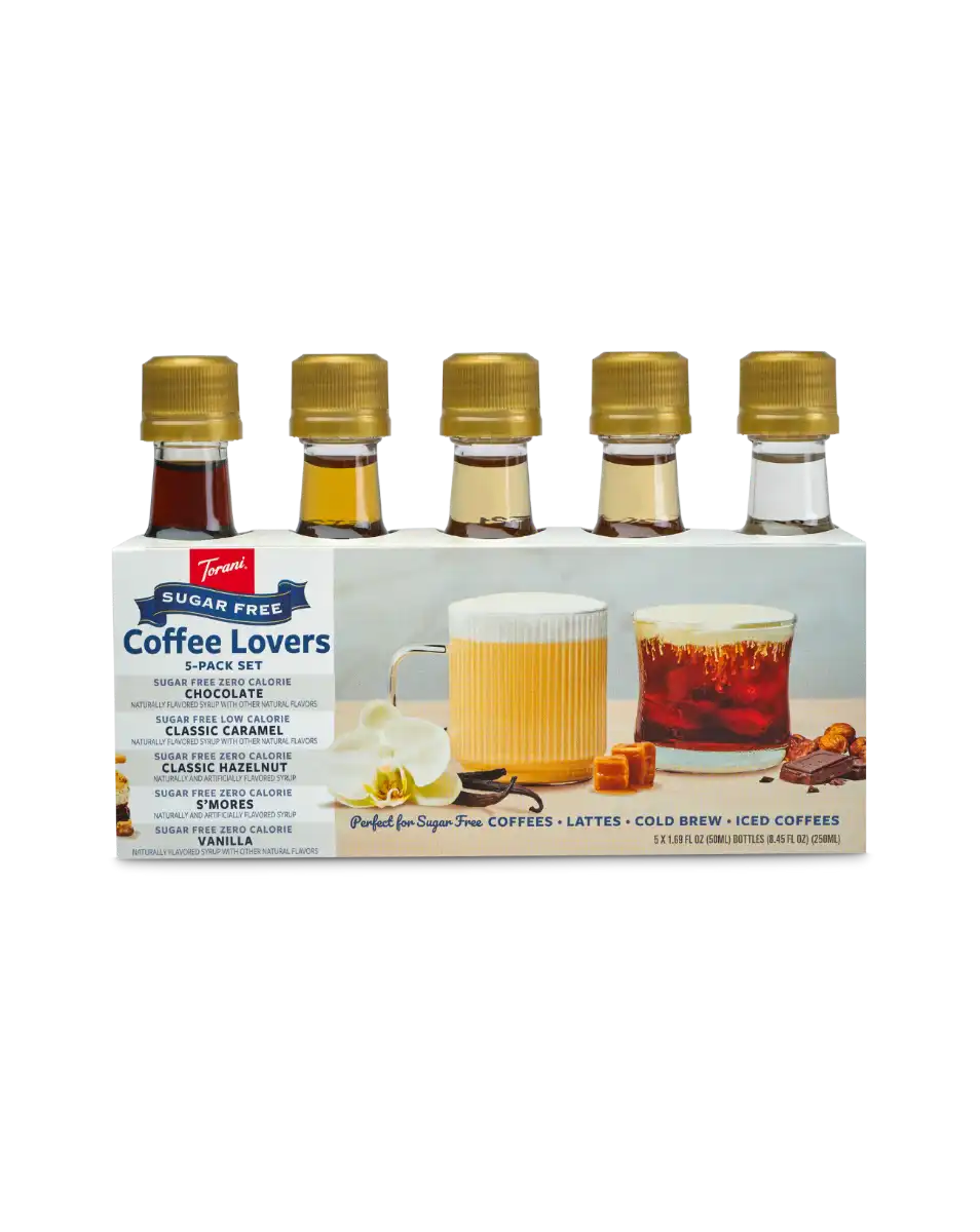 Sugar Free Coffee Lovers 50 ml 5-pack Variety Pack