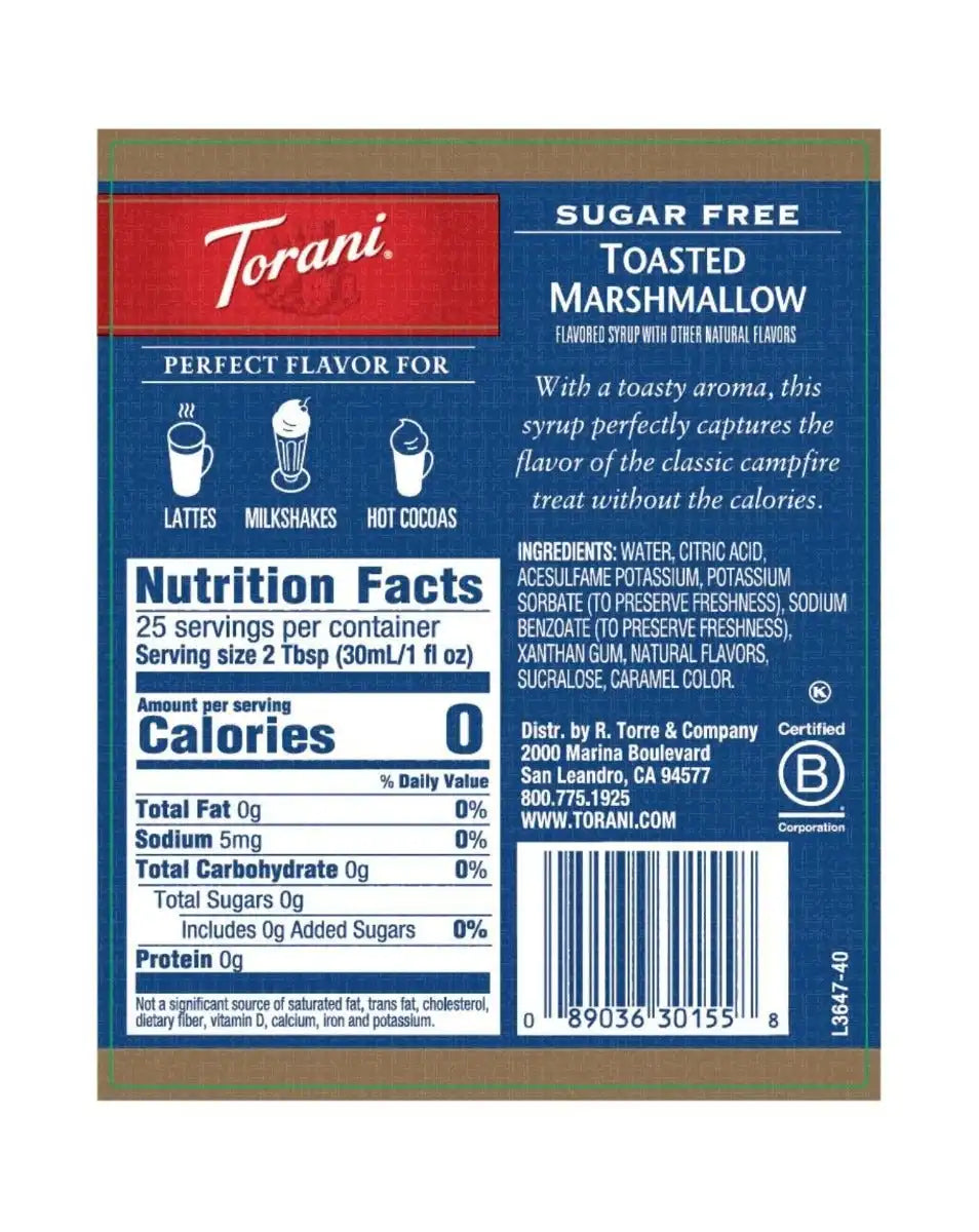 Sugar Free Toasted Marshmallow